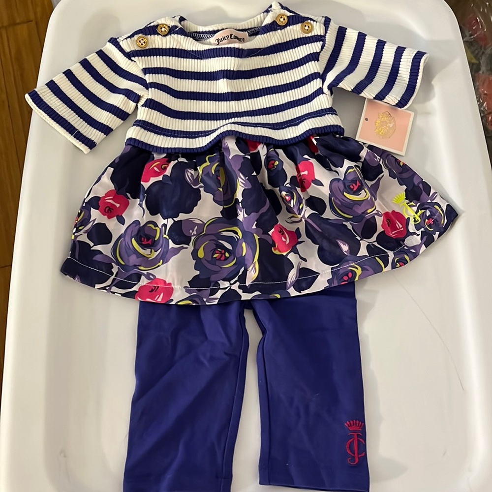 Juicy Couture 2 piece legging set